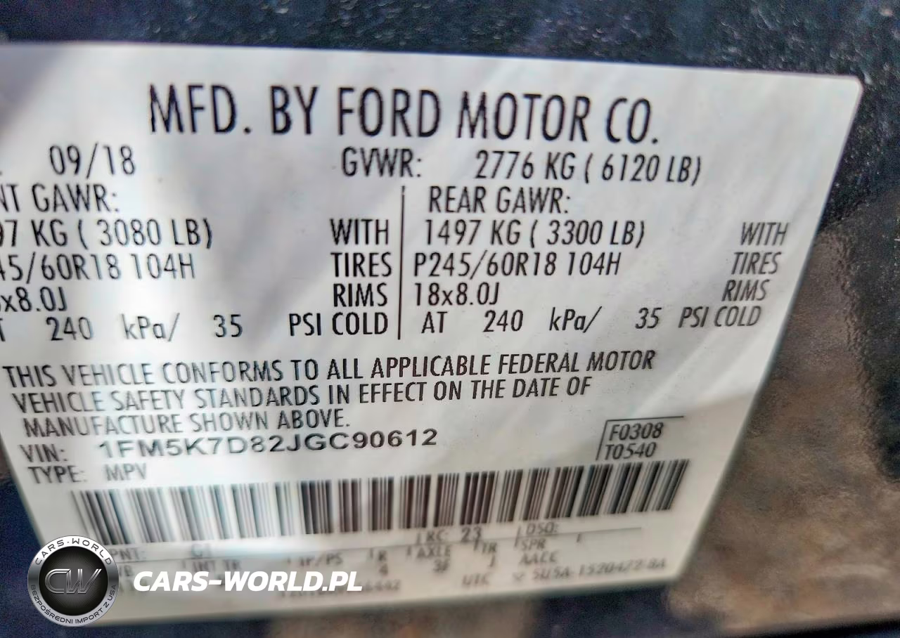 2018 Ford Explorer Xlt VIN:1FM5K7D82JGC90612 - 14