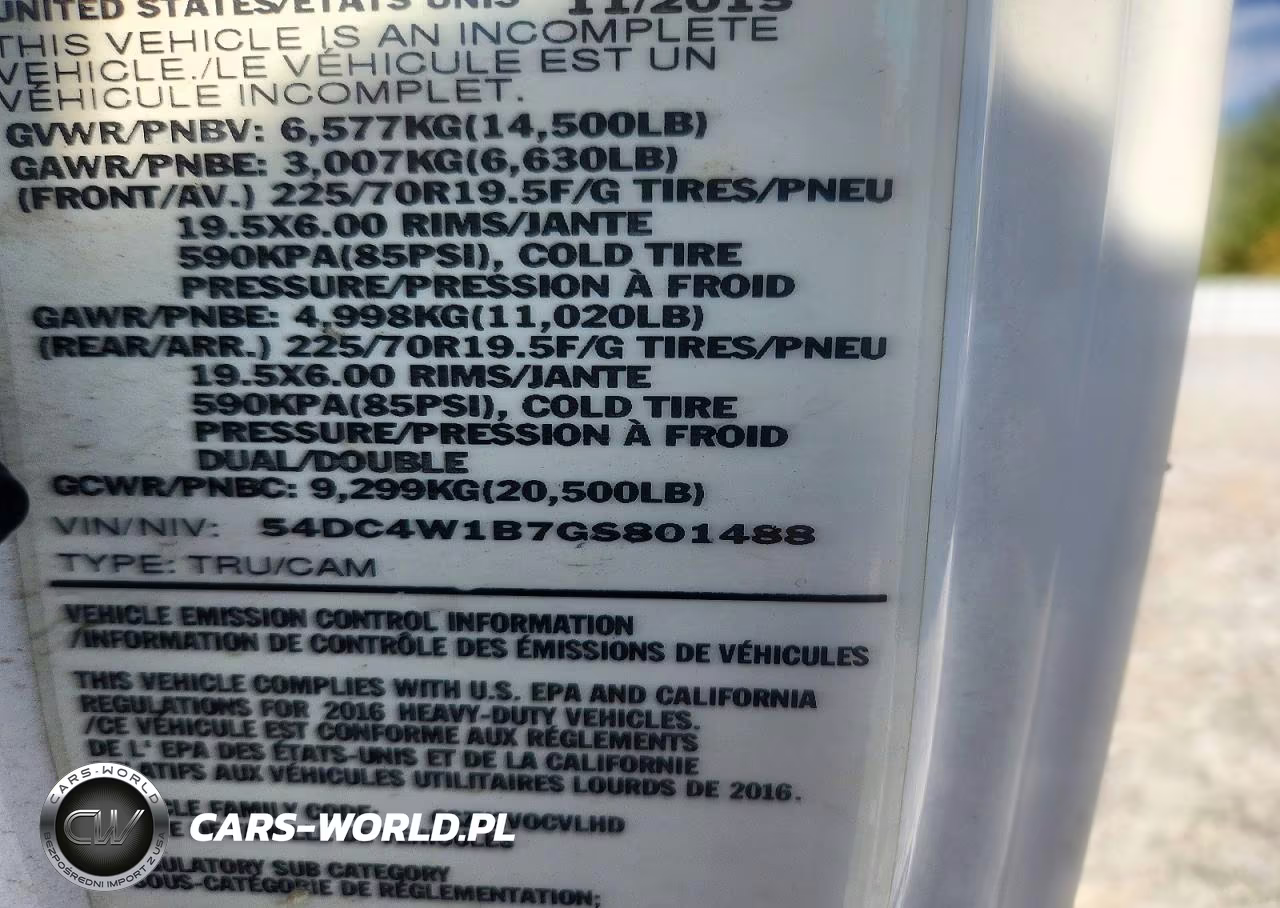 2016 Isuzu Npr Hd VIN:54DC4W1B7GS801488 - 13