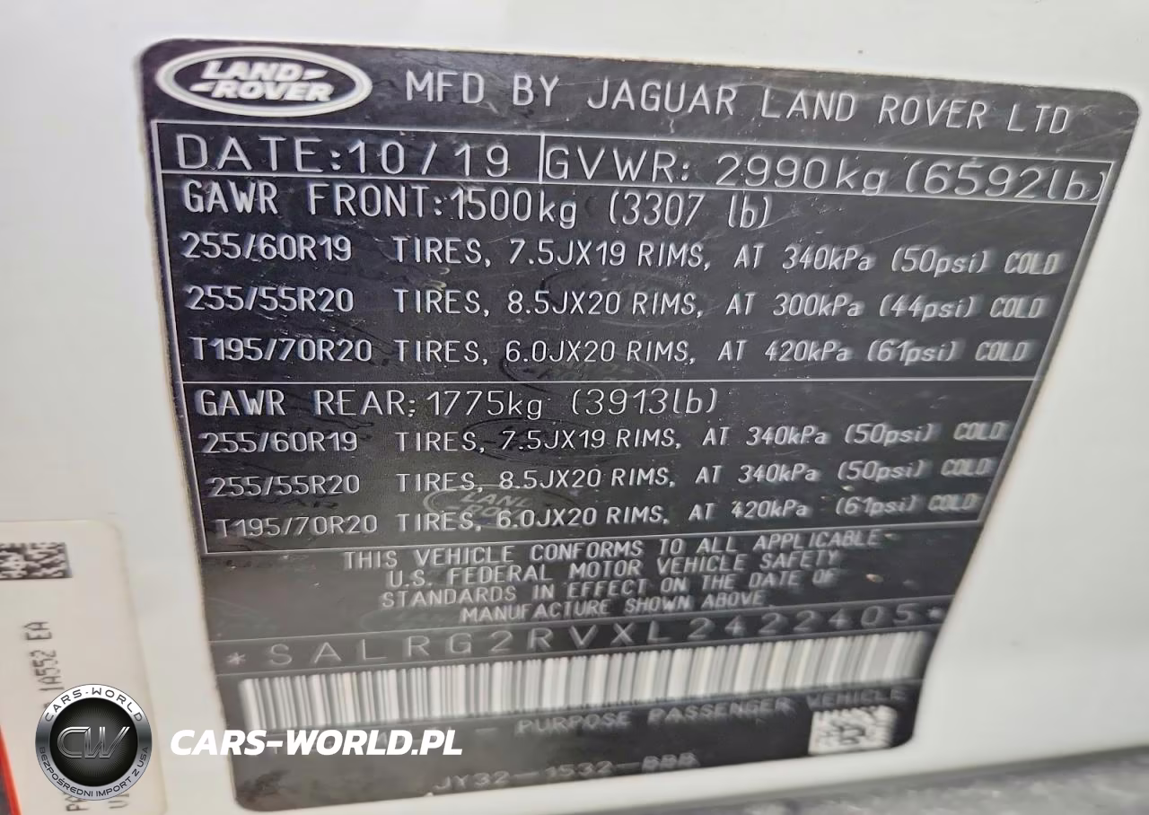 2020 Land Rover Discovery Se VIN:SALRG2RVXL2422405 - 12