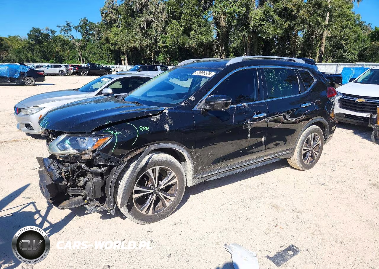 2018 Nissan Rogue Sl VIN:JN8AT2MT7JW466040 - 1