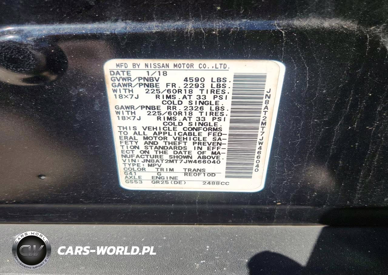 2018 Nissan Rogue Sl VIN:JN8AT2MT7JW466040 - 14
