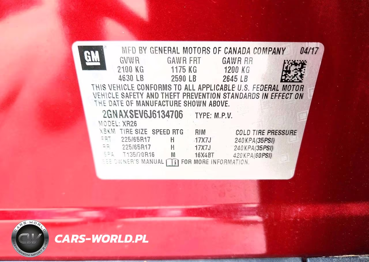 2018 Chevrolet Equinox Lt VIN:2GNAXSEV6J6134706 - 13