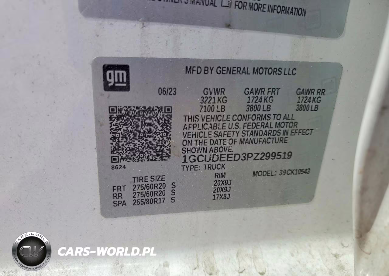 2023 Chevrolet Silverado K1500 Rst VIN:1GCUDEED3PZ299519 - 13