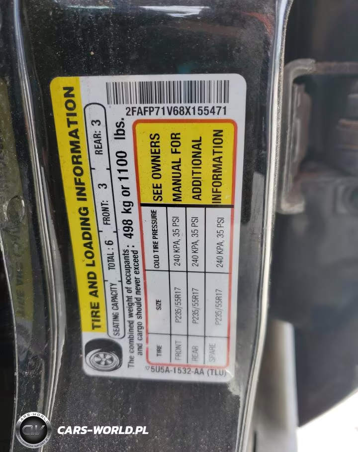 2008 Ford Crown Victoria Police Interceptor VIN:2FAFP71V68X155471 - 12