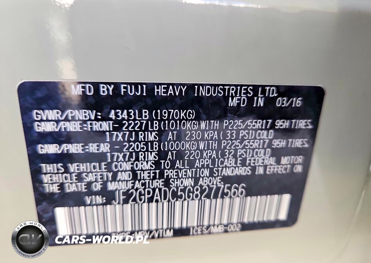 2016 Subaru Crosstrek Premium VIN:JF2GPADC5G8277566 - 13