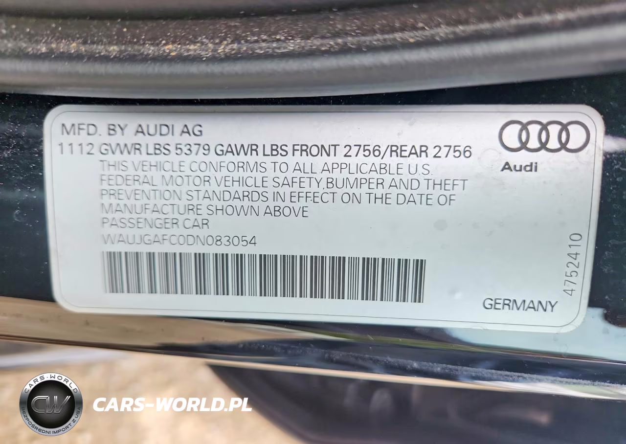 2013 Audi A6 Prestige VIN:WAUJGAFC0DN083054 - 13