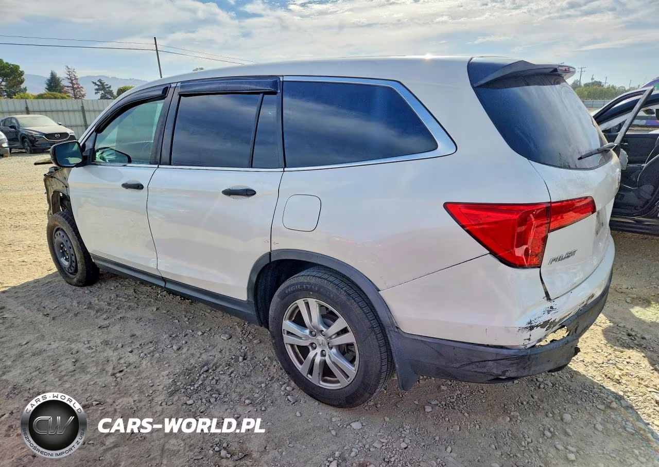 2016 Honda Pilot Lx VIN:5FNYF5H12GB031015 - 2