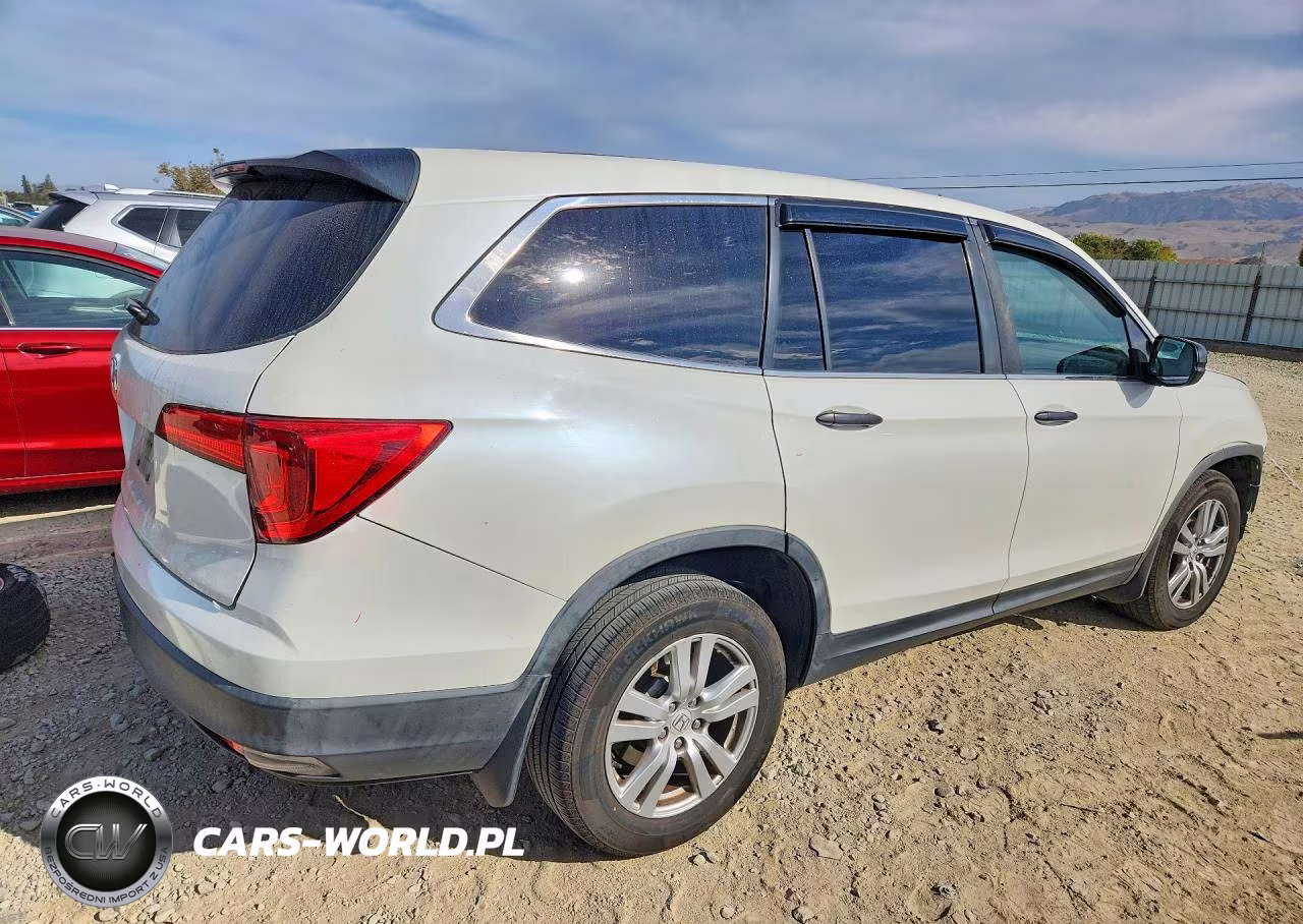 2016 Honda Pilot Lx VIN:5FNYF5H12GB031015 - 3