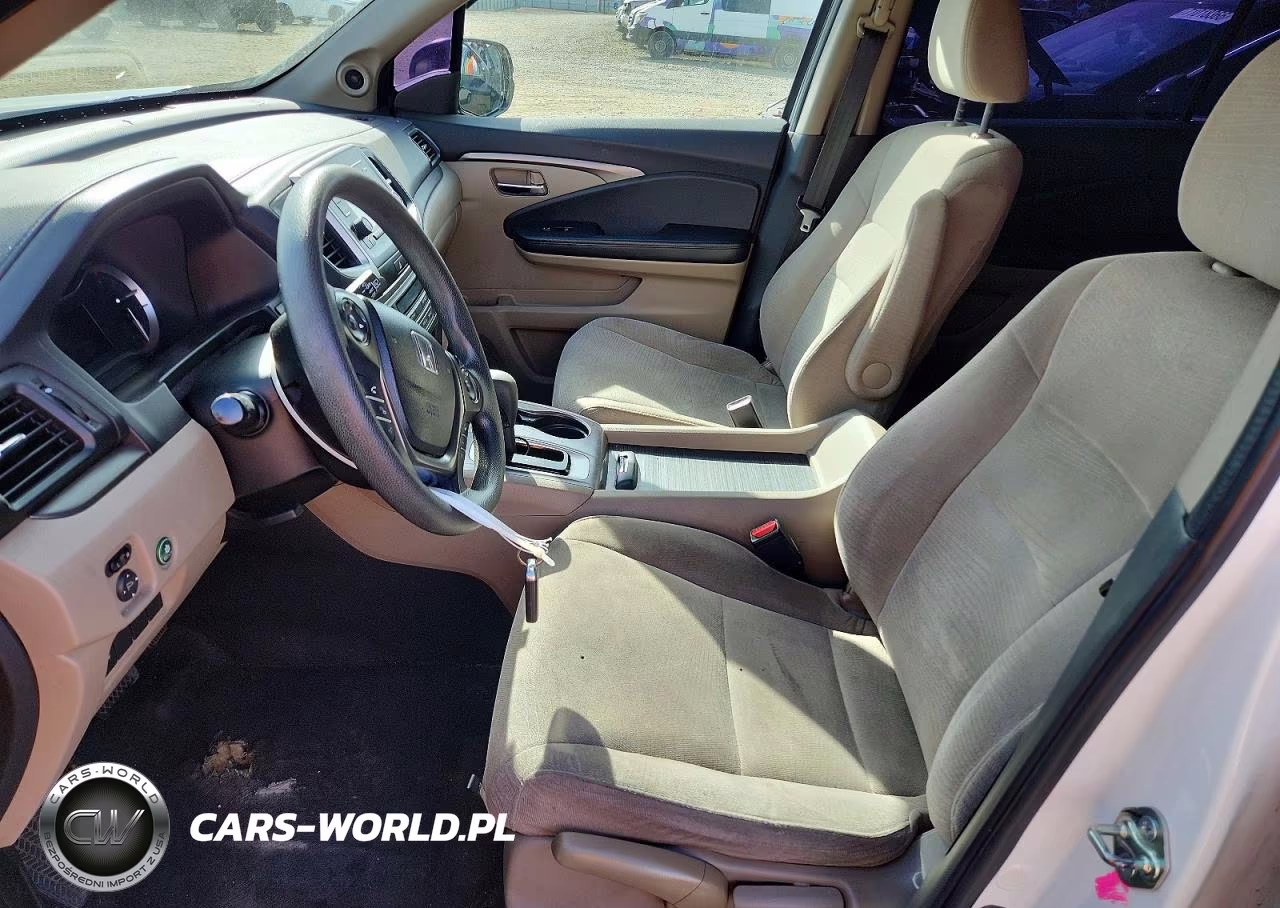 2016 Honda Pilot Lx VIN:5FNYF5H12GB031015 - 7