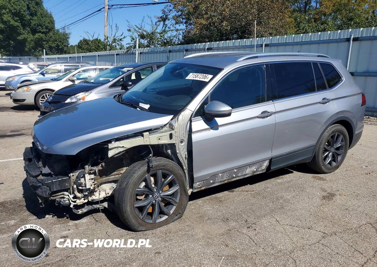2022 Volkswagen Tiguan Se VIN:3VV2B7AX1NM100010 - 1