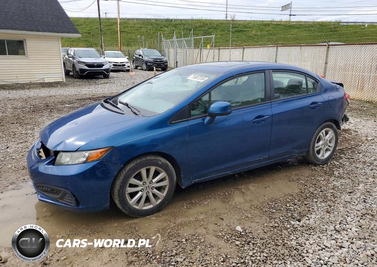 2012 Honda Civic Ex VIN:19XFB2F81CE001280 - 1