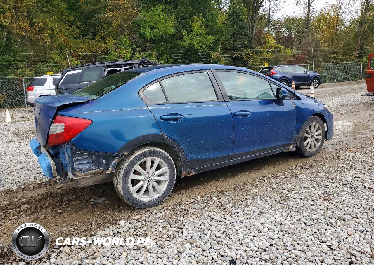 2012 Honda Civic Ex VIN:19XFB2F81CE001280 - 3