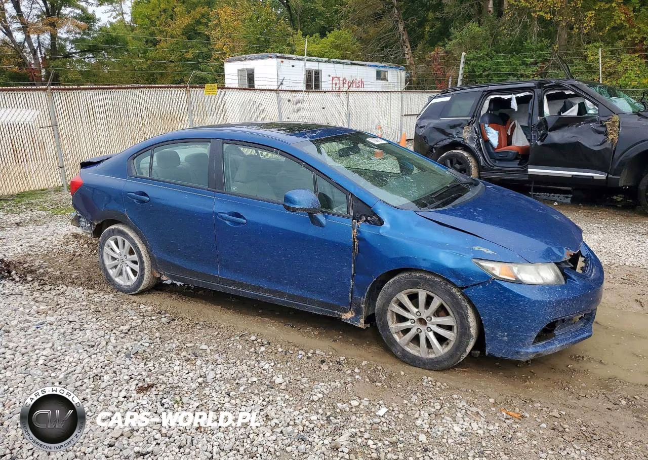 2012 Honda Civic Ex VIN:19XFB2F81CE001280 - 4