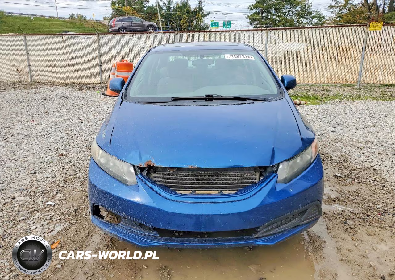 2012 Honda Civic Ex VIN:19XFB2F81CE001280 - 5