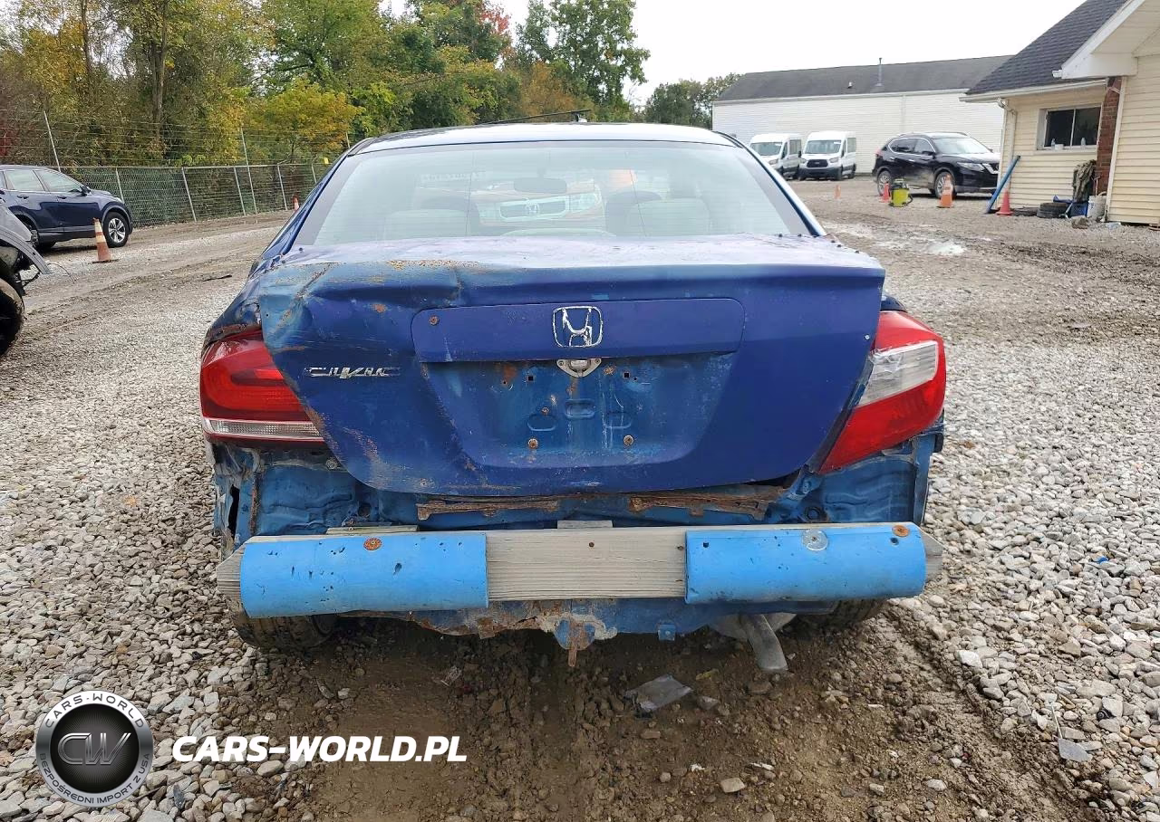 2012 Honda Civic Ex VIN:19XFB2F81CE001280 - 6