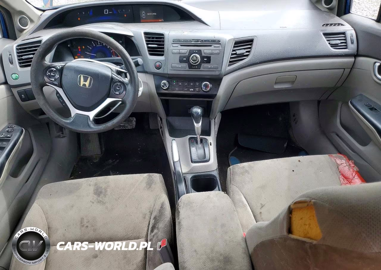 2012 Honda Civic Ex VIN:19XFB2F81CE001280 - 8