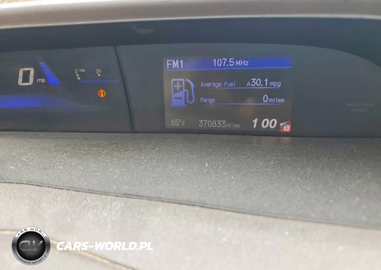 2012 Honda Civic Ex VIN:19XFB2F81CE001280 - 9