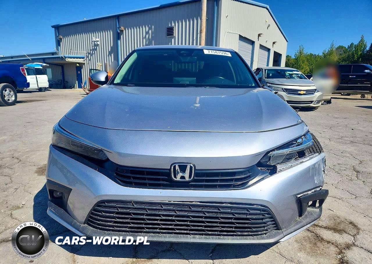 2022 Honda Civic Touring VIN:2HGFE1F93NH303754 - 5