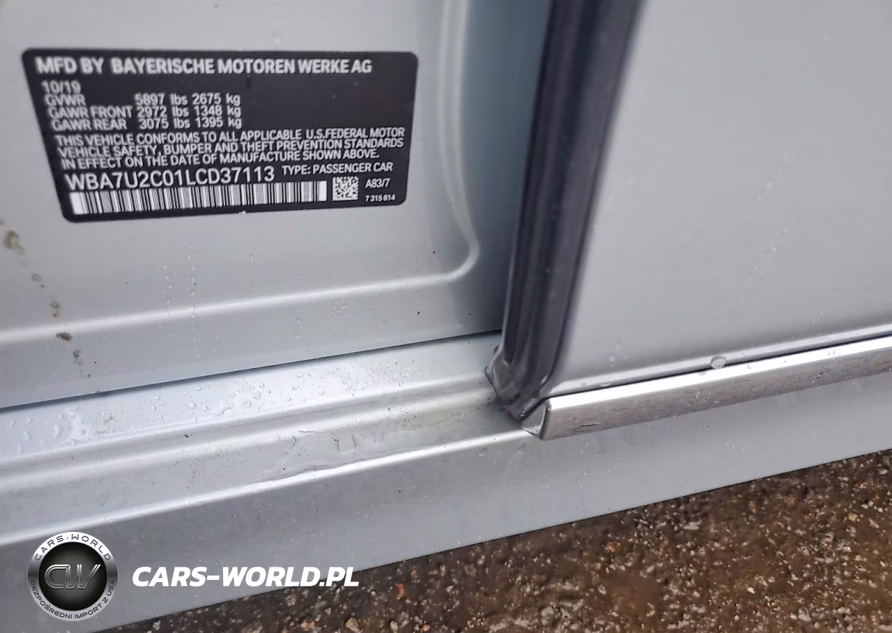 2020 BMW 750 Xi VIN:WBA7U2C01LCD37113 - 13