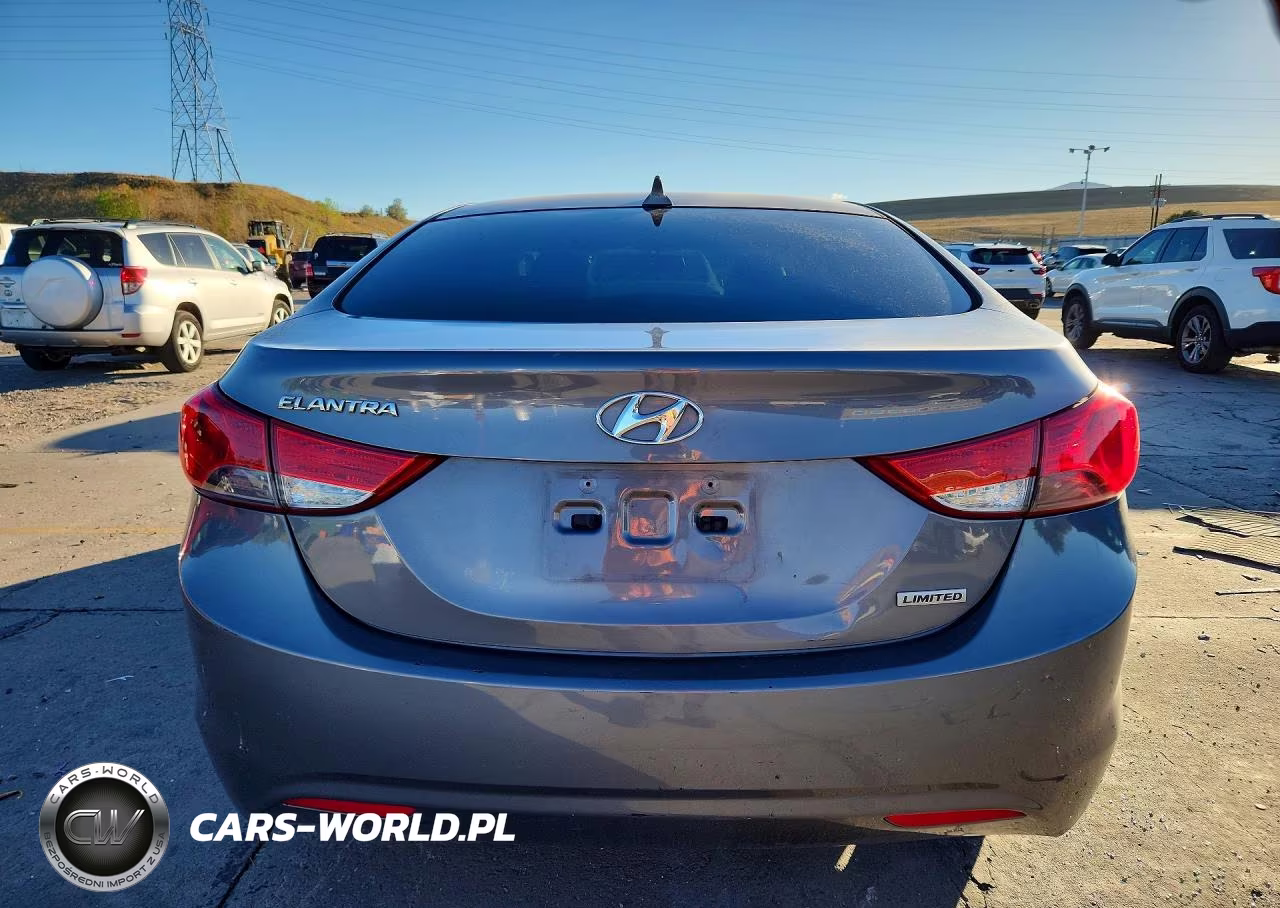 2012 Hyundai Elantra Limited VIN:5NPDH4AE8CH083356 - 6