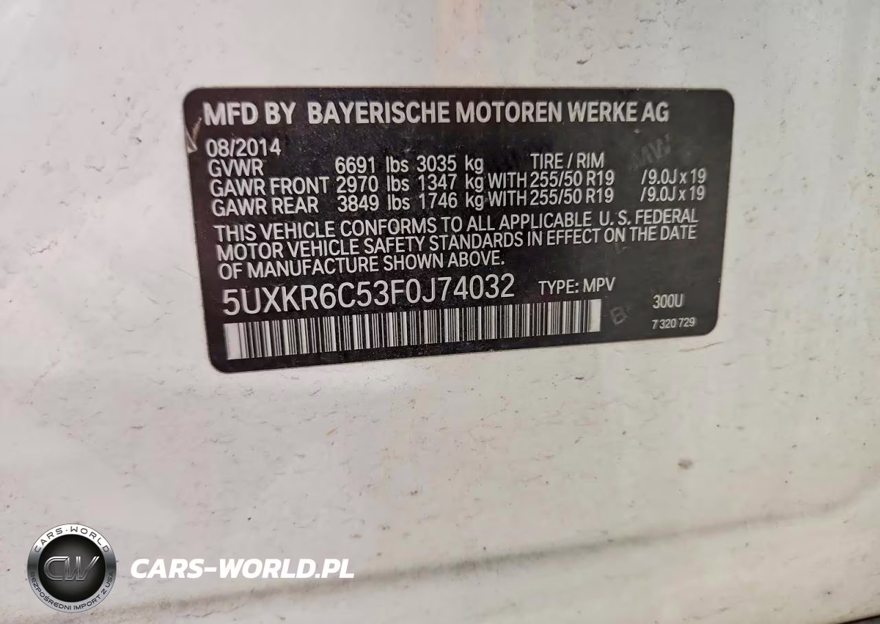 2015 BMW X5 xDrive50I VIN:5UXKR6C53F0J74032 - 13