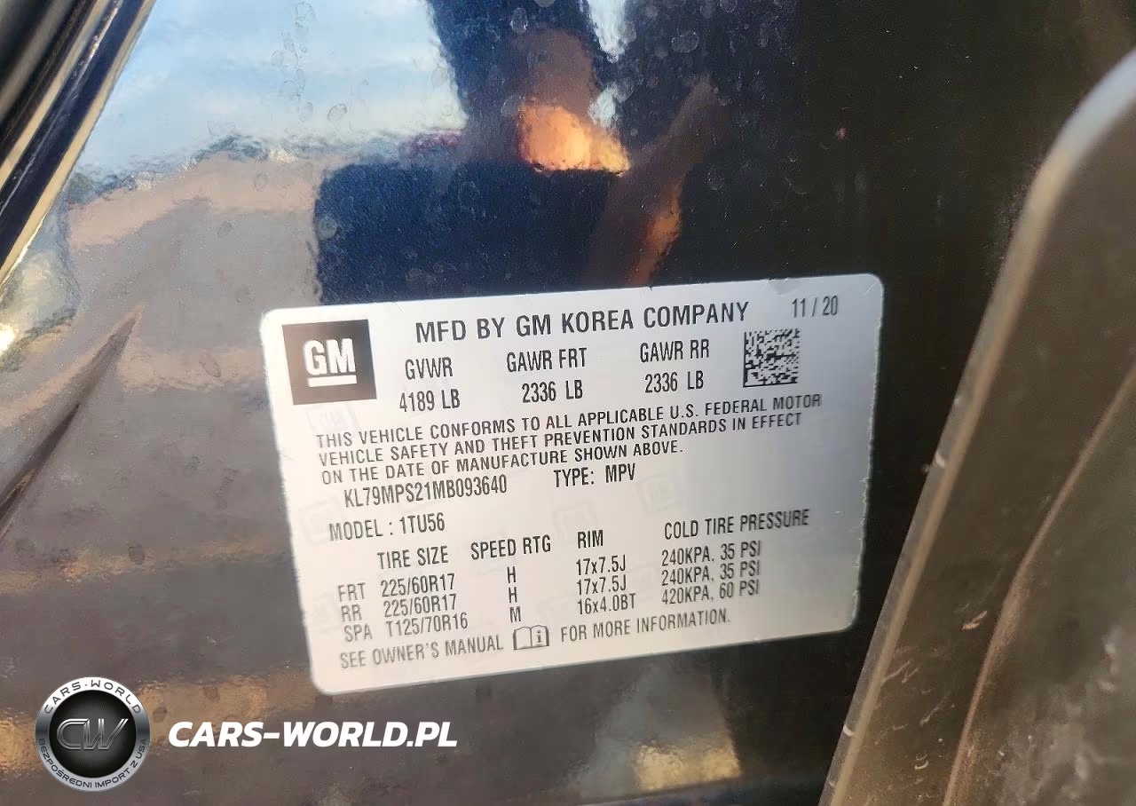 2021 Chevrolet Trailblazer Lt VIN:KL79MPS21MB093640 - 13