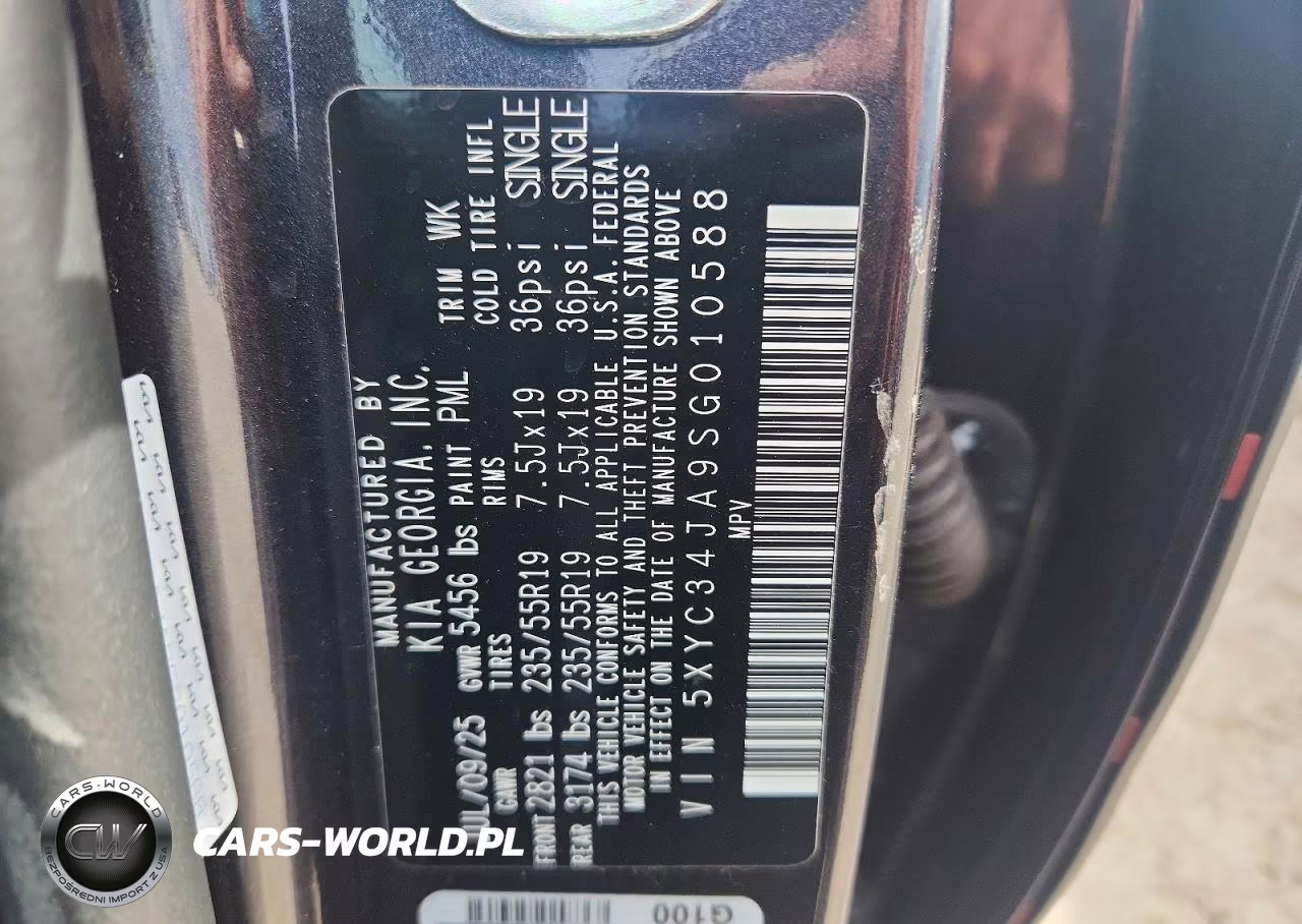 2025 Kia Ev6 Light Long Range VIN:5XYC34JA9SG010588 - 14