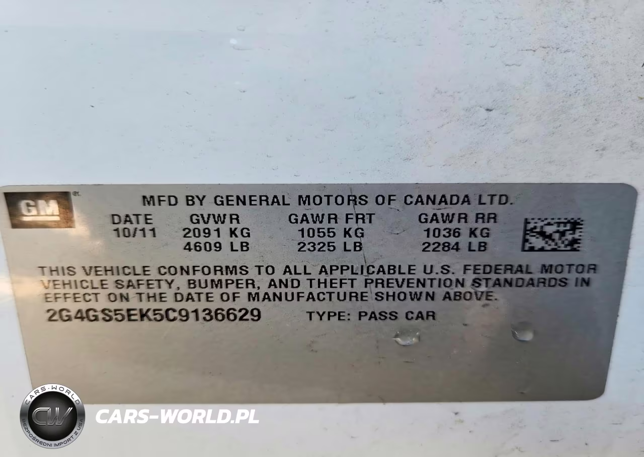 2012 Buick Regal Premium VIN:2G4GS5EK5C9136629 - 12