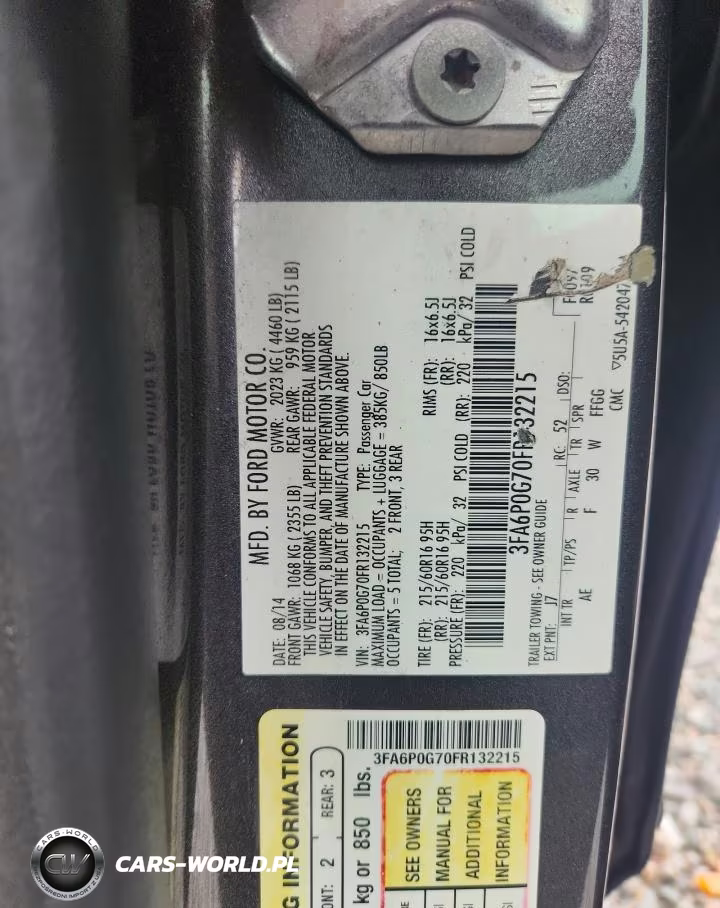 2015 Ford Fusion S VIN:3FA6P0G70FR132215 - 12