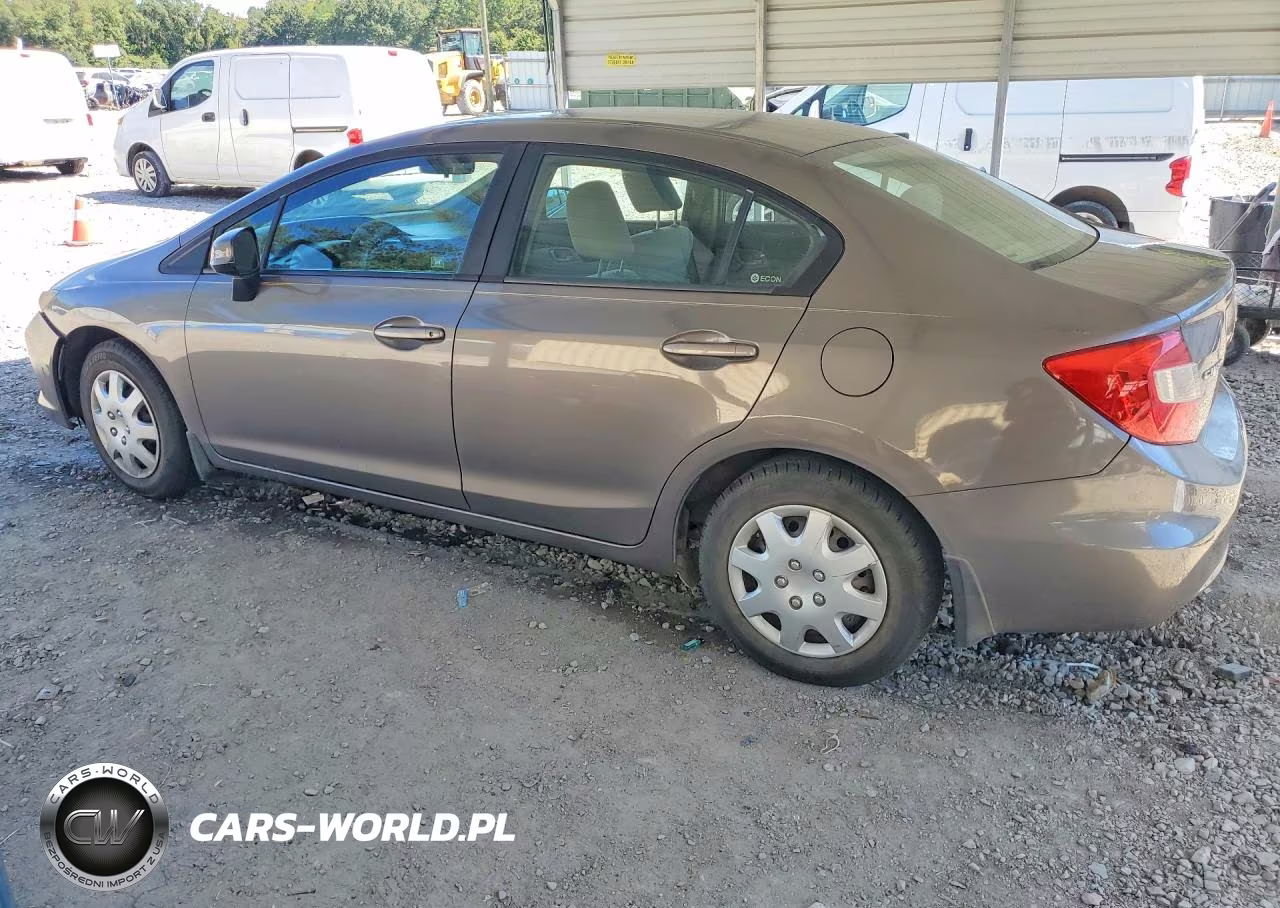 2012 Honda Civic Lx VIN:19XFB2F51CE107718 - 2