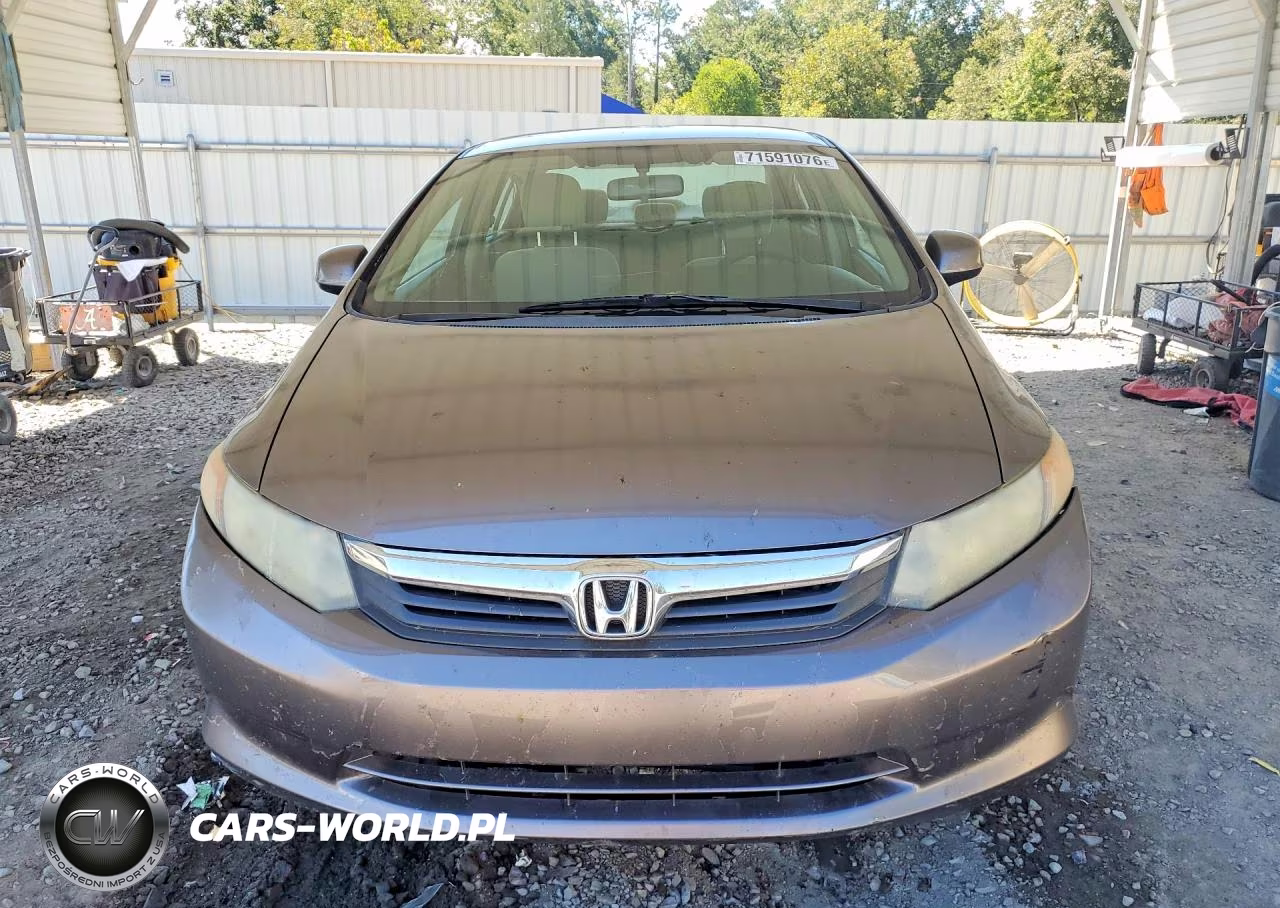 2012 Honda Civic Lx VIN:19XFB2F51CE107718 - 5