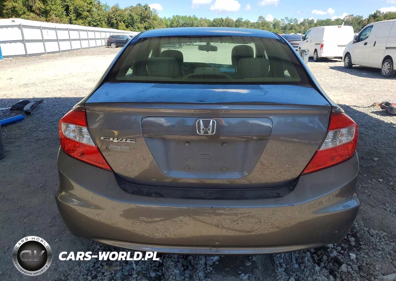 2012 Honda Civic Lx VIN:19XFB2F51CE107718 - 6