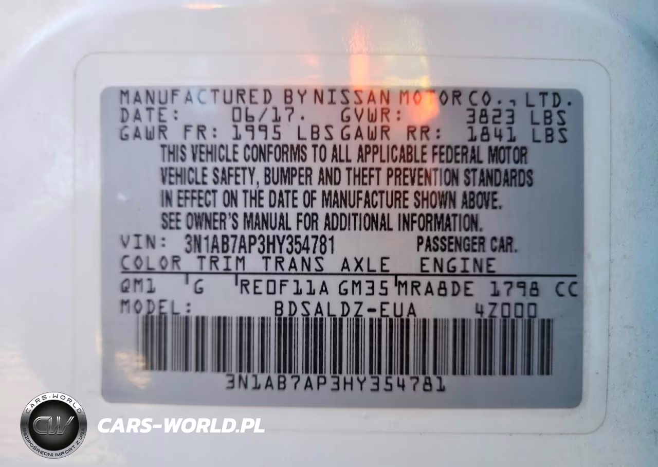 2017 Nissan Sentra Sv VIN:3N1AB7AP3HY354781 - 12