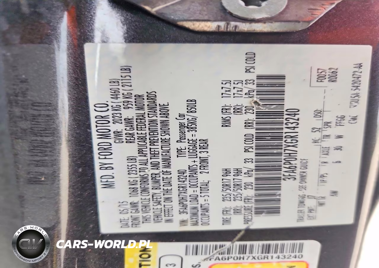 2016 Ford Fusion Se VIN:3FA6P0H7XGR143240 - 13