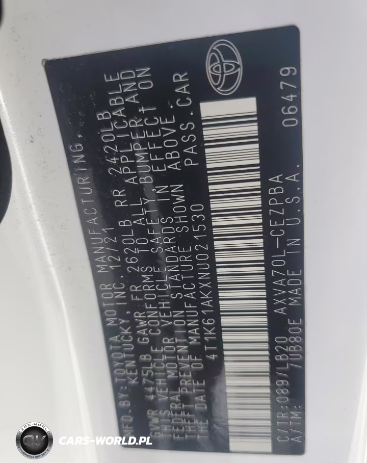 2022 Toyota Camry Xse VIN:4T1K61AKXNU021530 - 12