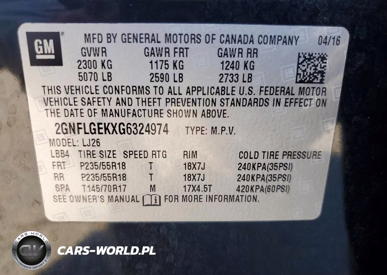 2016 Chevrolet Equinox Ltz VIN:2GNFLGEKXG6324974 - 14