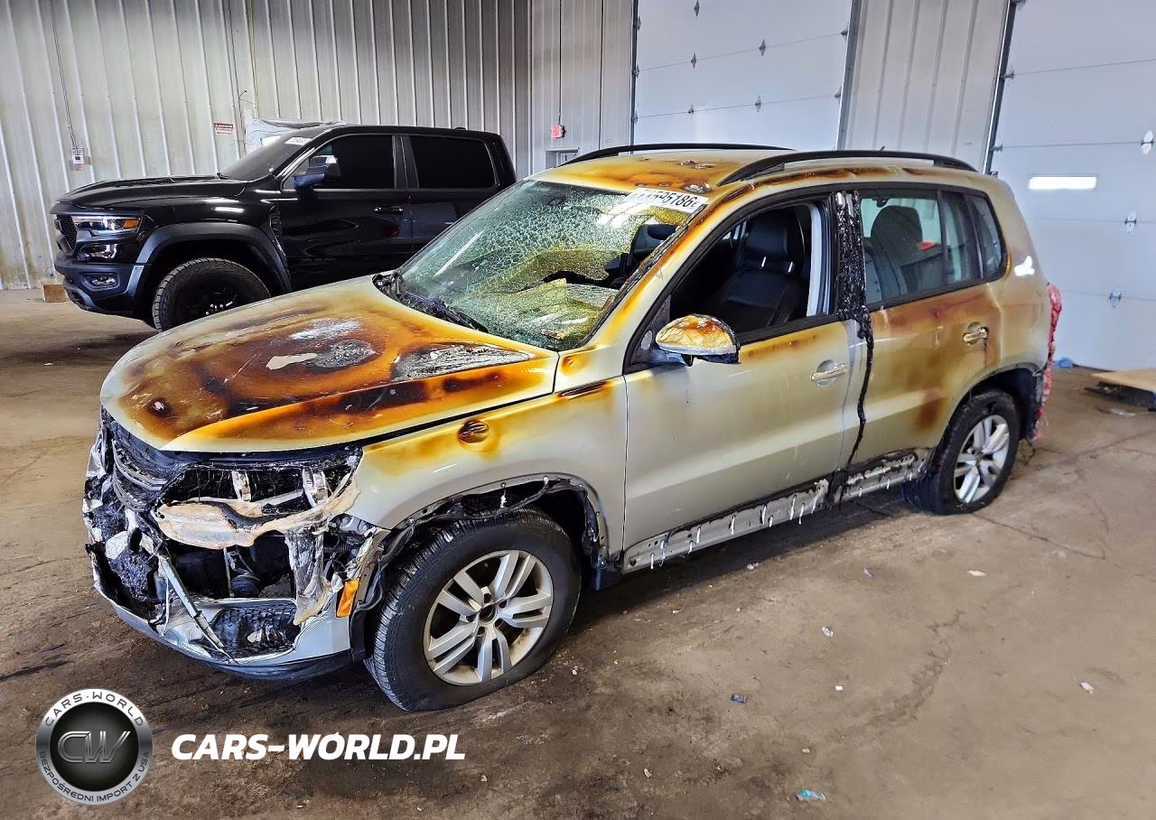 2016 Volkswagen Tiguan S VIN:WVGBV7AX9GW005795 - 1