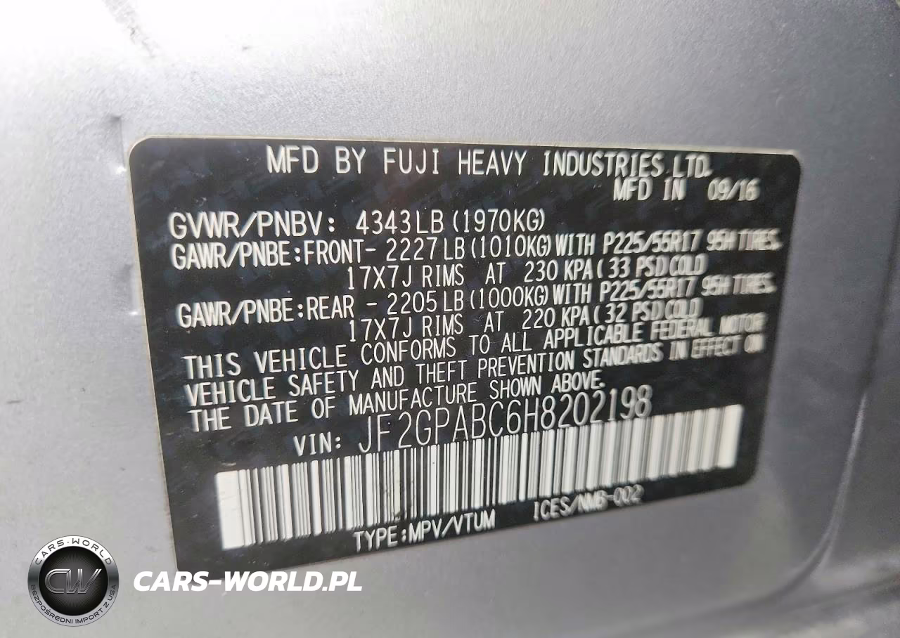 2017 Subaru Crosstrek Premium VIN:JF2GPABC6H8202198 - 12