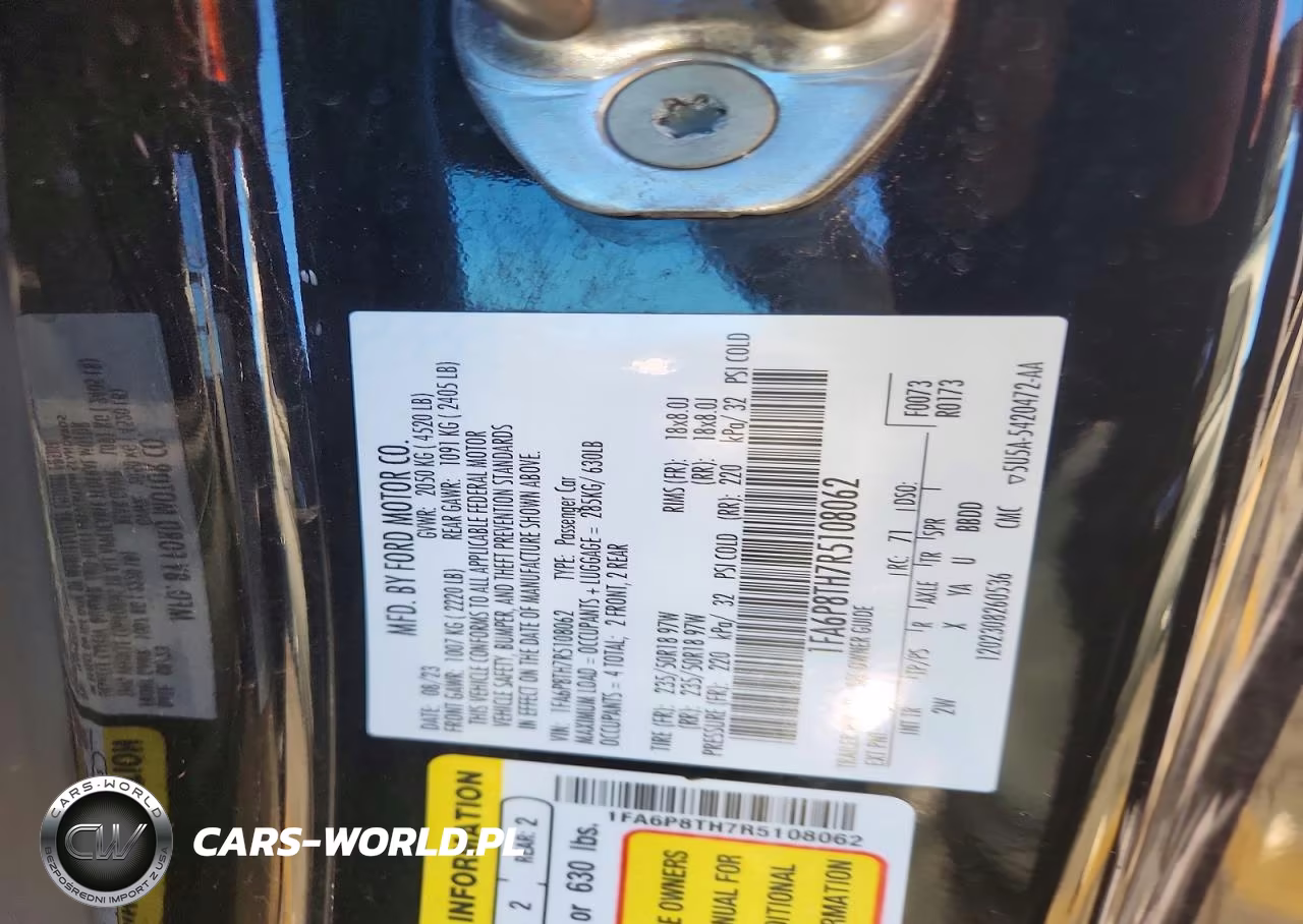 2024 Ford Mustang VIN:1FA6P8TH7R5108062 - 13