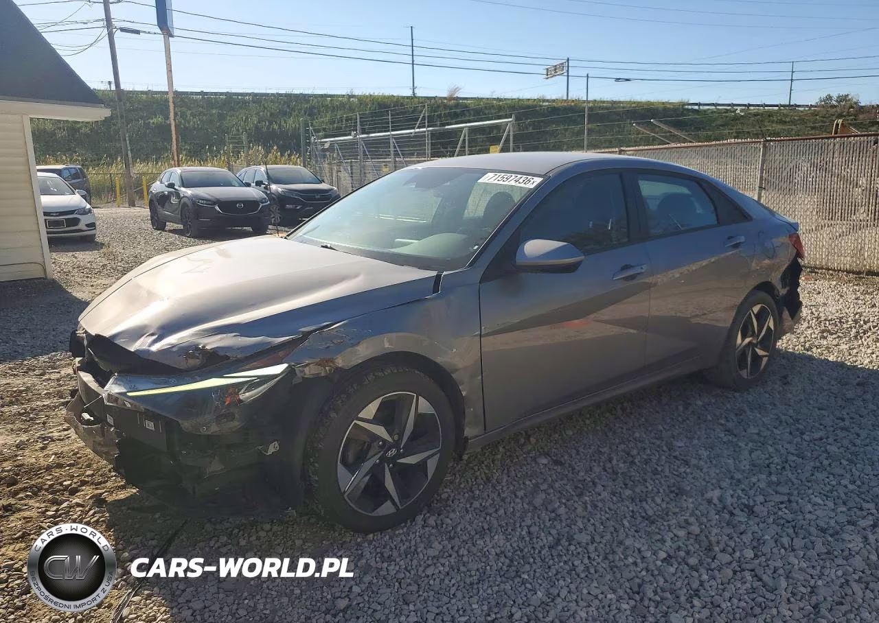 2023 Hyundai Elantra Sel VIN:KMHLS4AG8PU519595 - 1