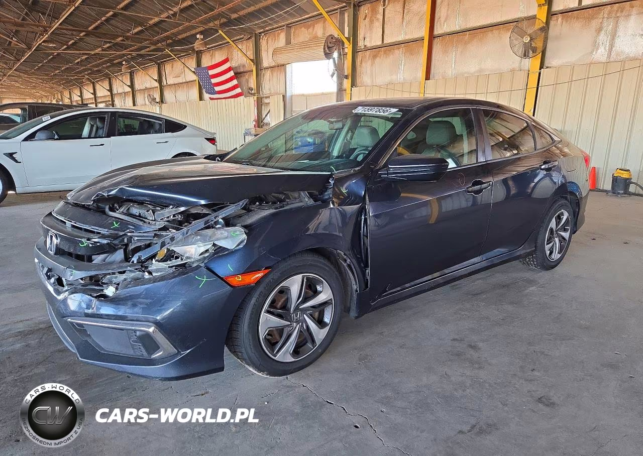 2020 Honda Civic Lx VIN:19XFC2F61LE001761 - 1