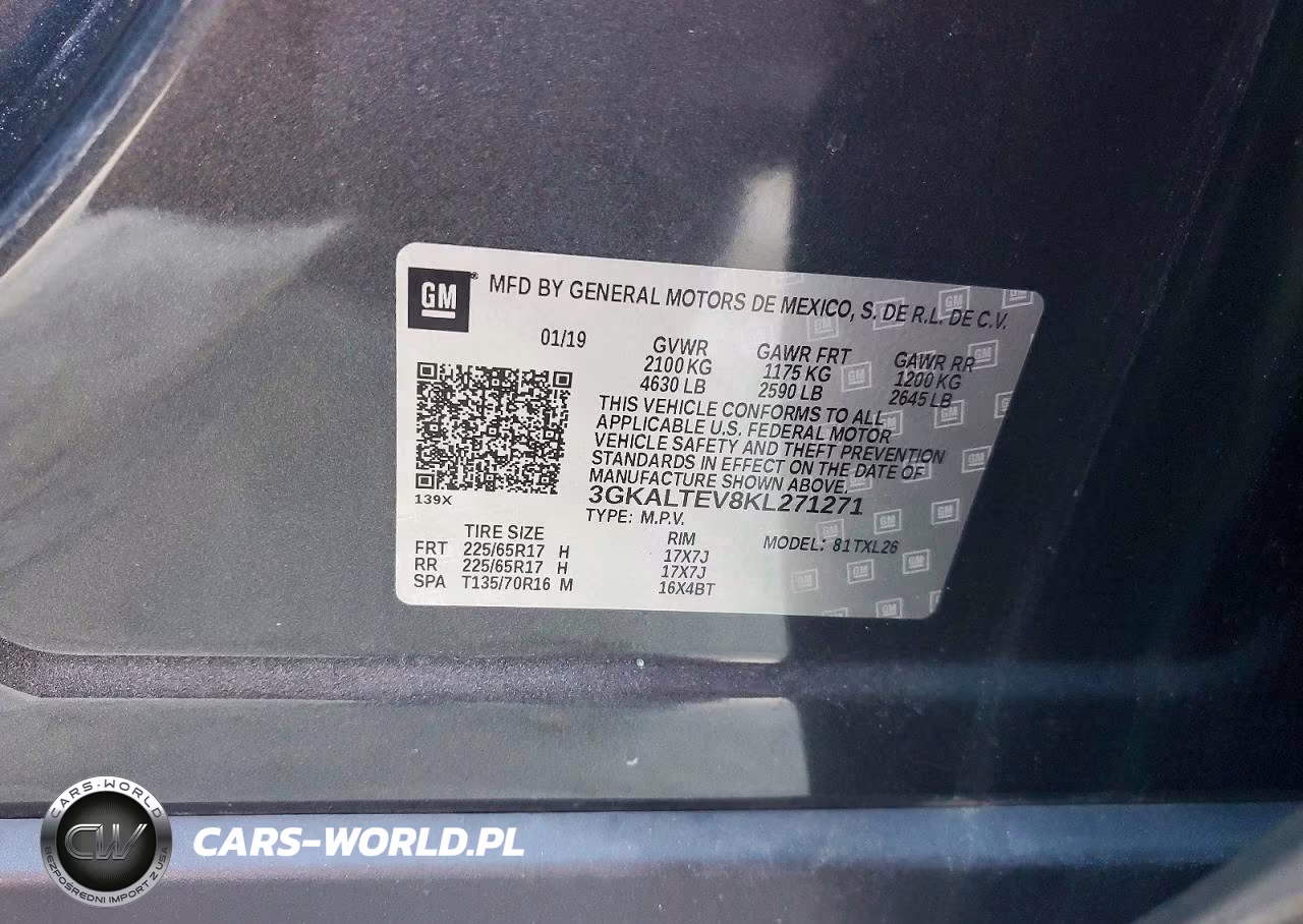 2019 GMC Terrain Sle VIN:3GKALTEV8KL271271 - 13