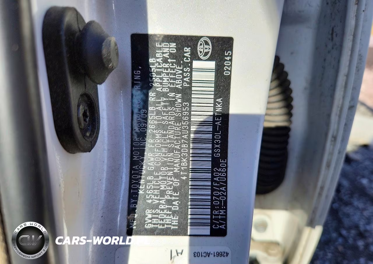 2010 Toyota Avalon Xl VIN:4T1BK3DB7AU356953 - 12