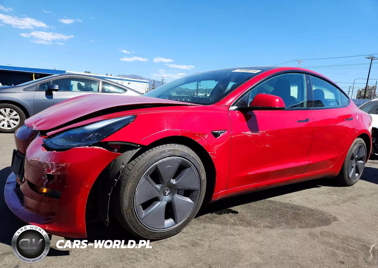 2022 Tesla Model 3 VIN:5YJ3E1EA9NF160991 - 1