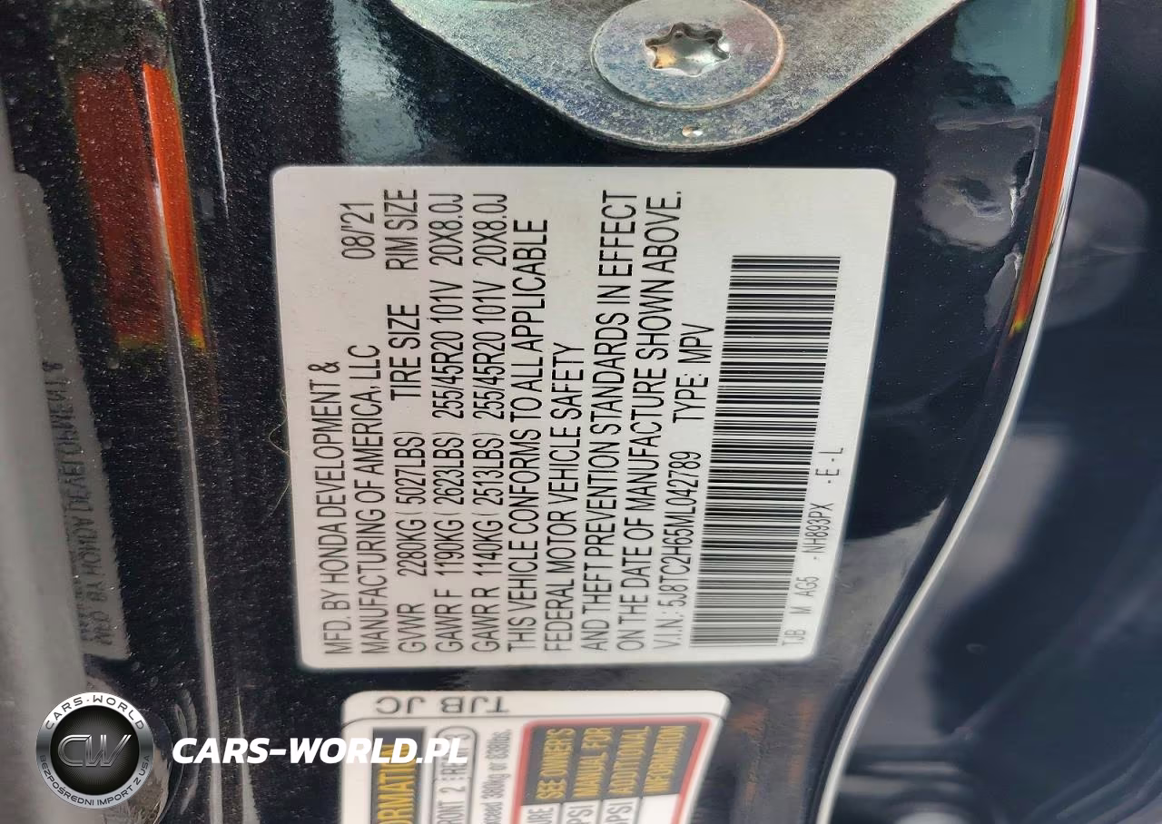 2021 Acura Rdx A-Spec VIN:5J8TC2H65ML042789 - 13