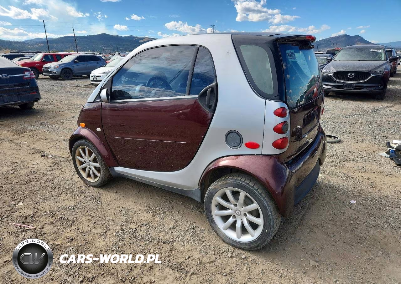 2006 Smart Fortwo VIN:WME4503321J269587 - 2