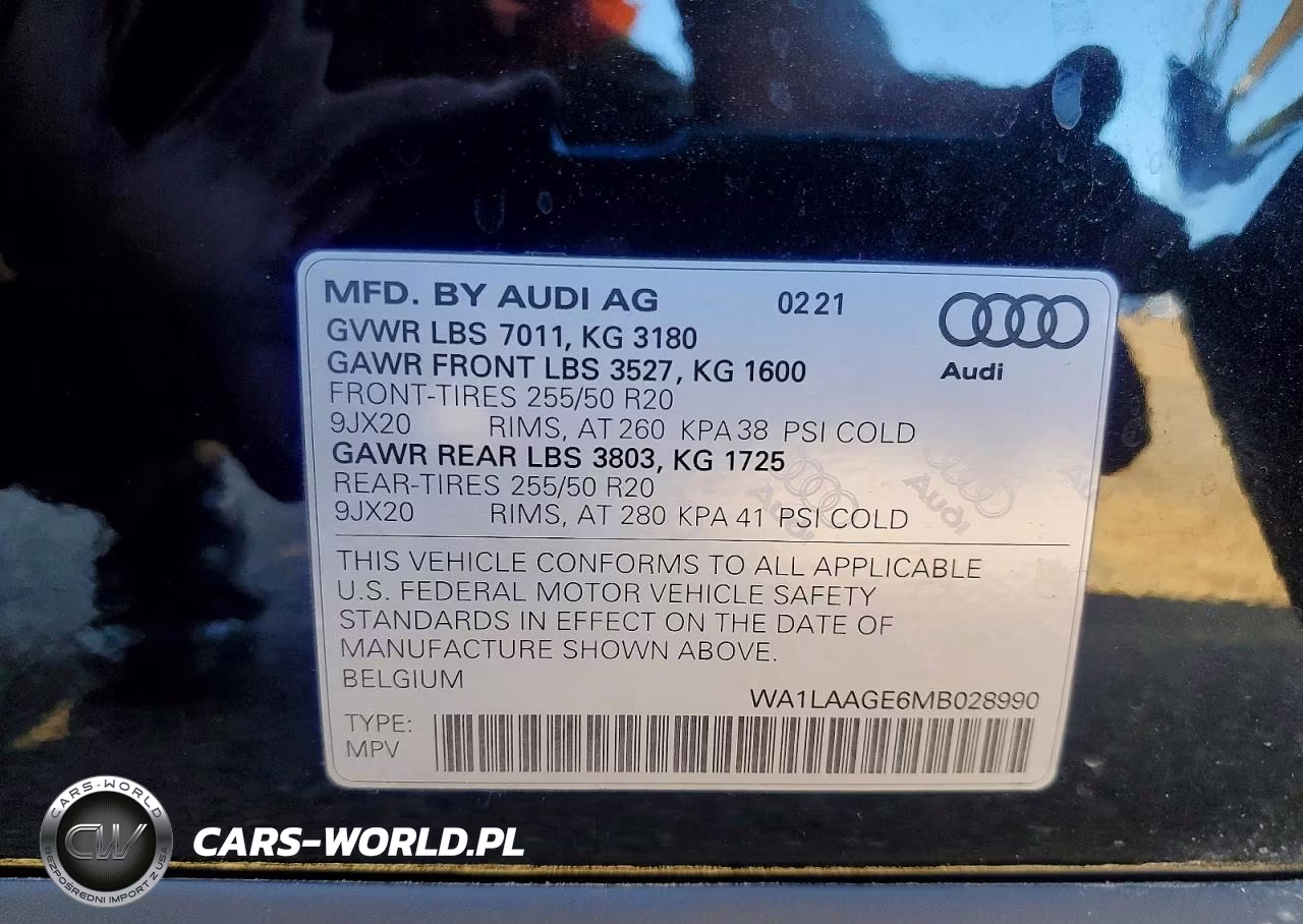 2021 Audi E-Tron Premium Plus VIN:WA1LAAGE6MB028990 - 12