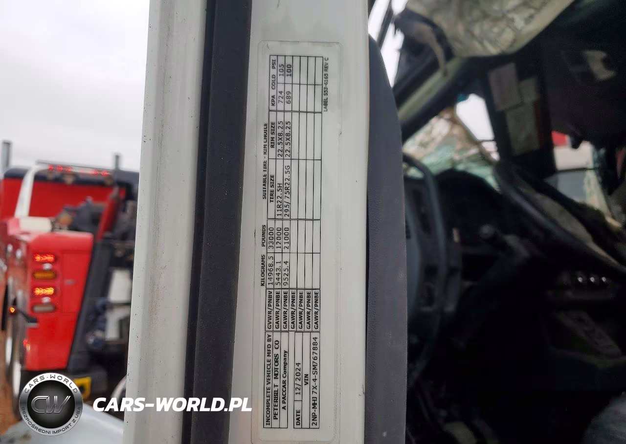 2025 Peterbilt 537 - Semi Truck VIN:2NPMHJ7X4SM767884 - 12
