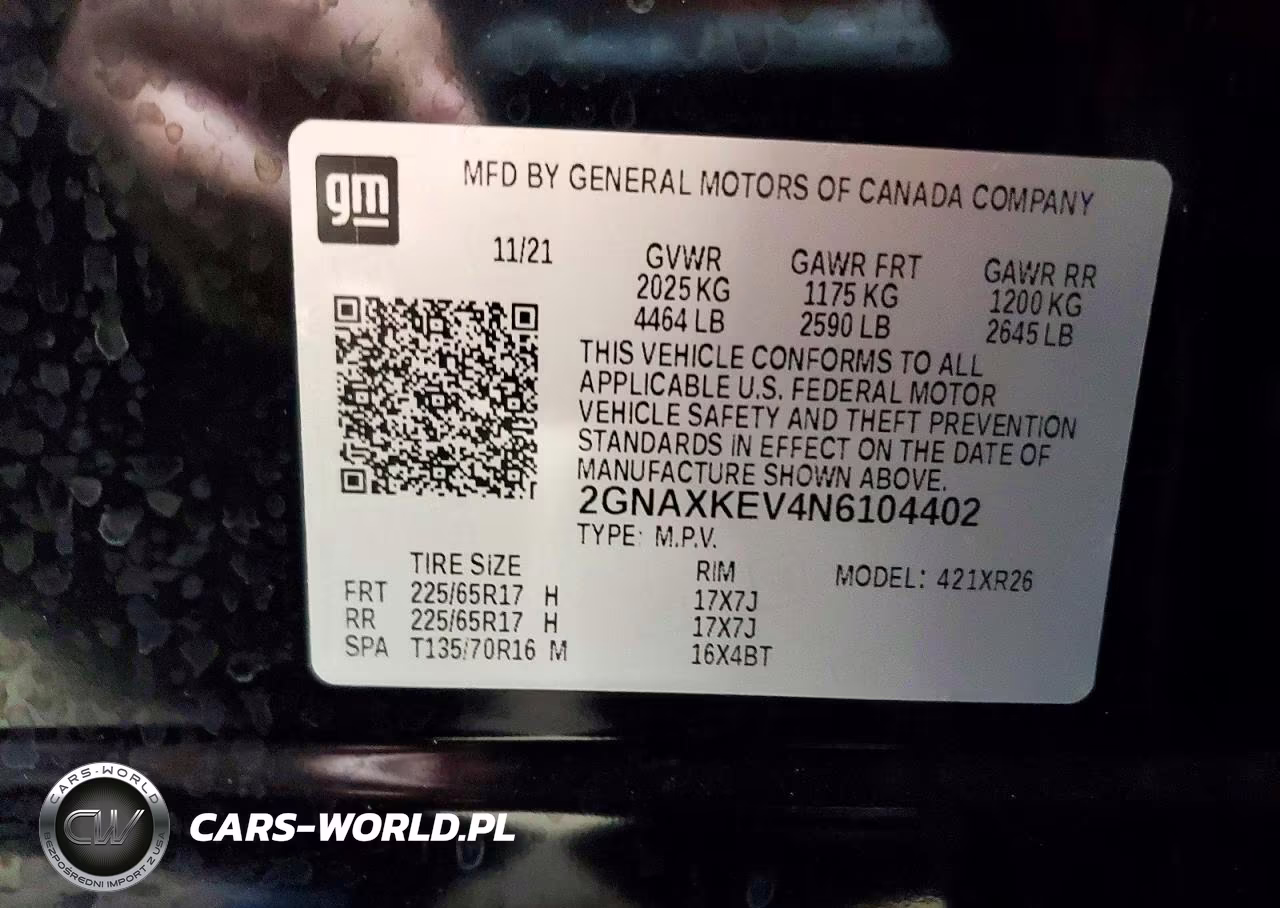 2022 Chevrolet Equinox Lt VIN:2GNAXKEV4N6104402 - 13