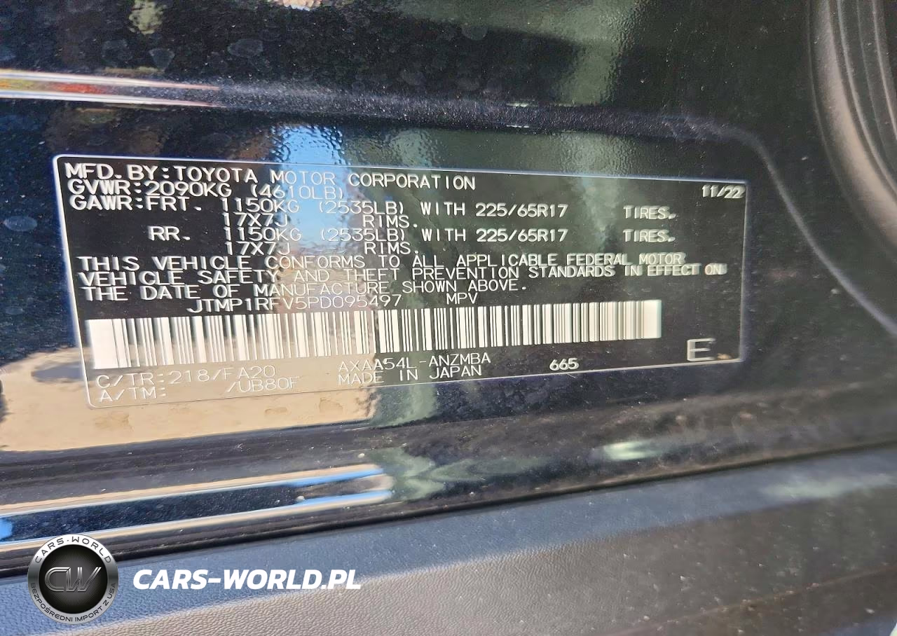2023 Toyota Rav4 Xle VIN:JTMP1RFV5PD095497 - 12